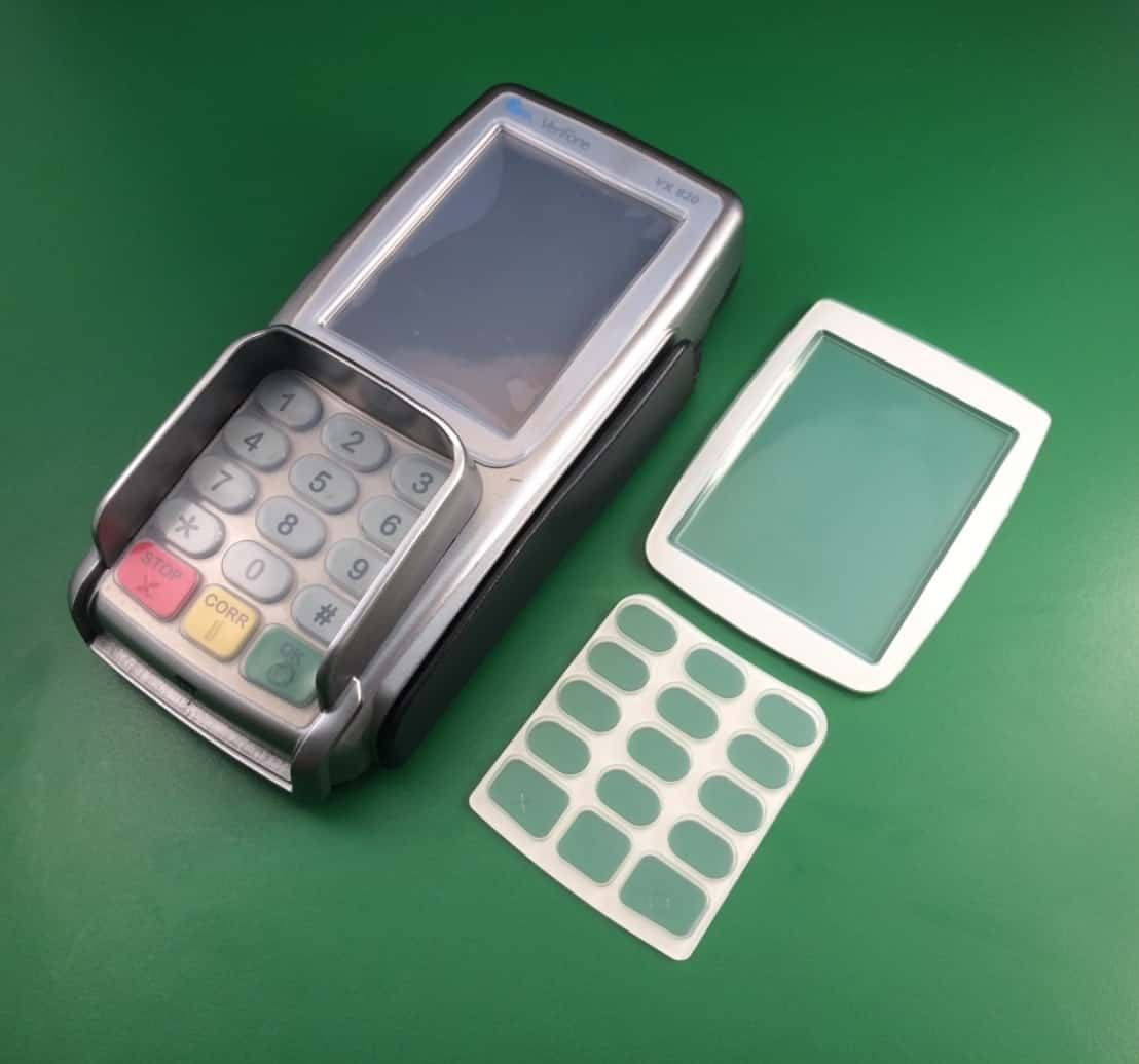 Schutzfolie/Tastaturabdeckung EC-Terminal Verifone VX820 | GEBONGT24