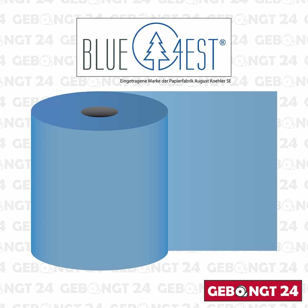 knoflook deken Pa Blue4est® Bonrolle 80 x 75m x 12 | Öko-Thermorolle 48g/m² | GEBONGT24
